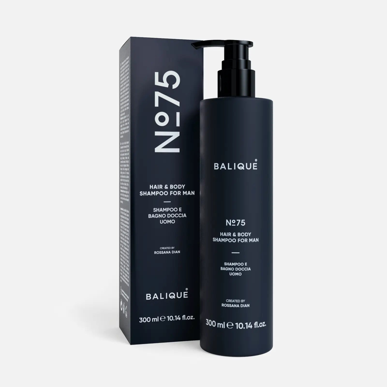 GIFT MAN - N°75 HAIR & BODY SHAMPOO FOR MAN - 1X300 ML + 2x50ml