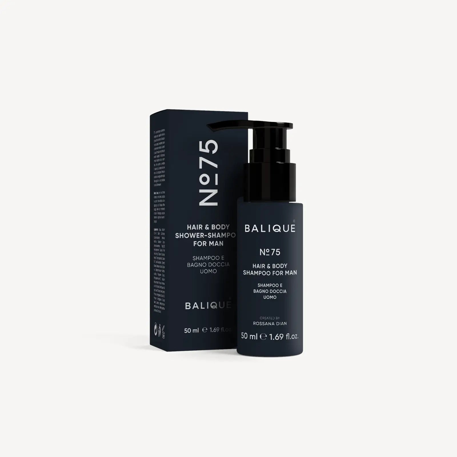 N°75 - HAIR & BODY SHAMPOO FOR MAN - TRAVEL SIZE