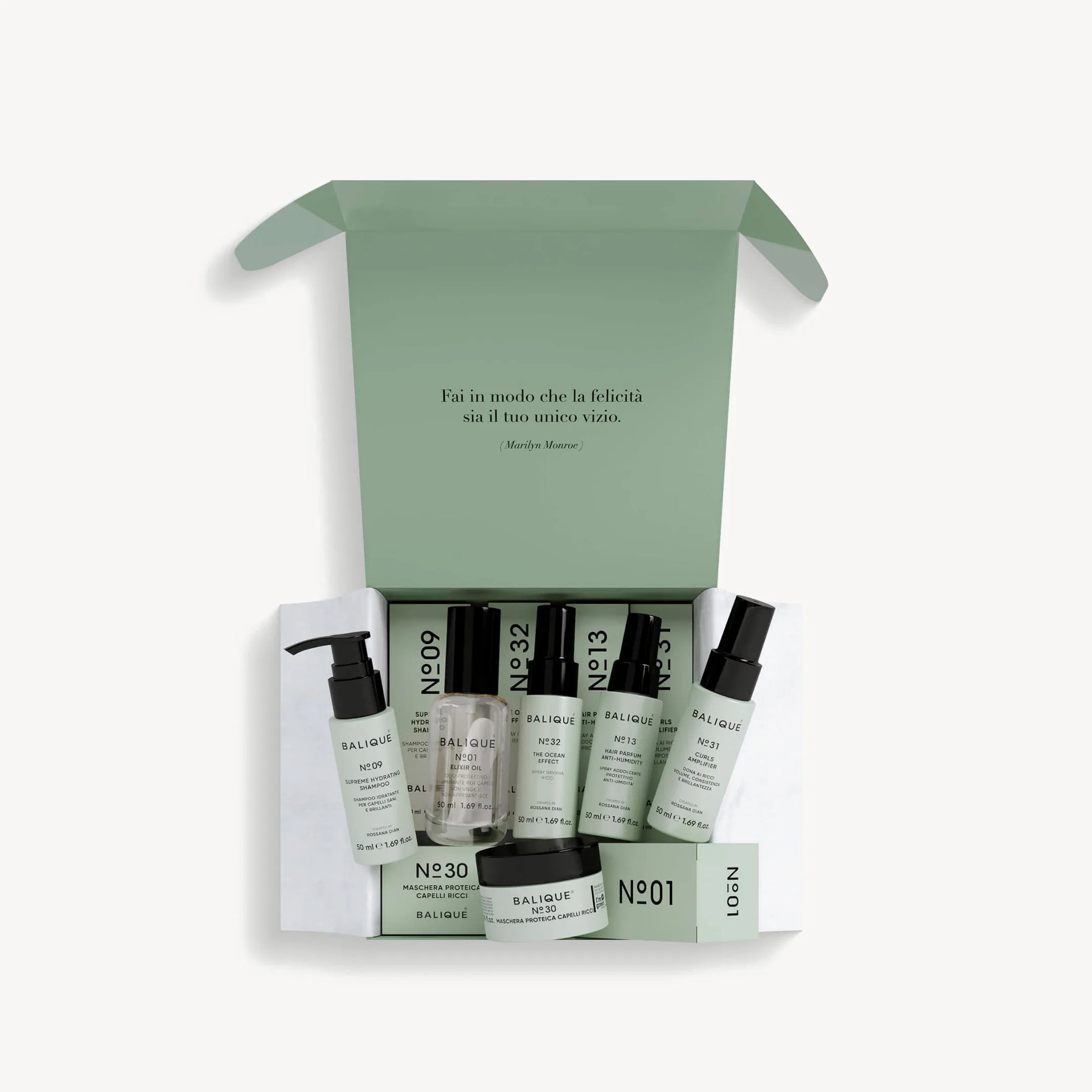 BOX 04 - TRAVEL SIZE - Capelli ricci trattati - Trattamento completo