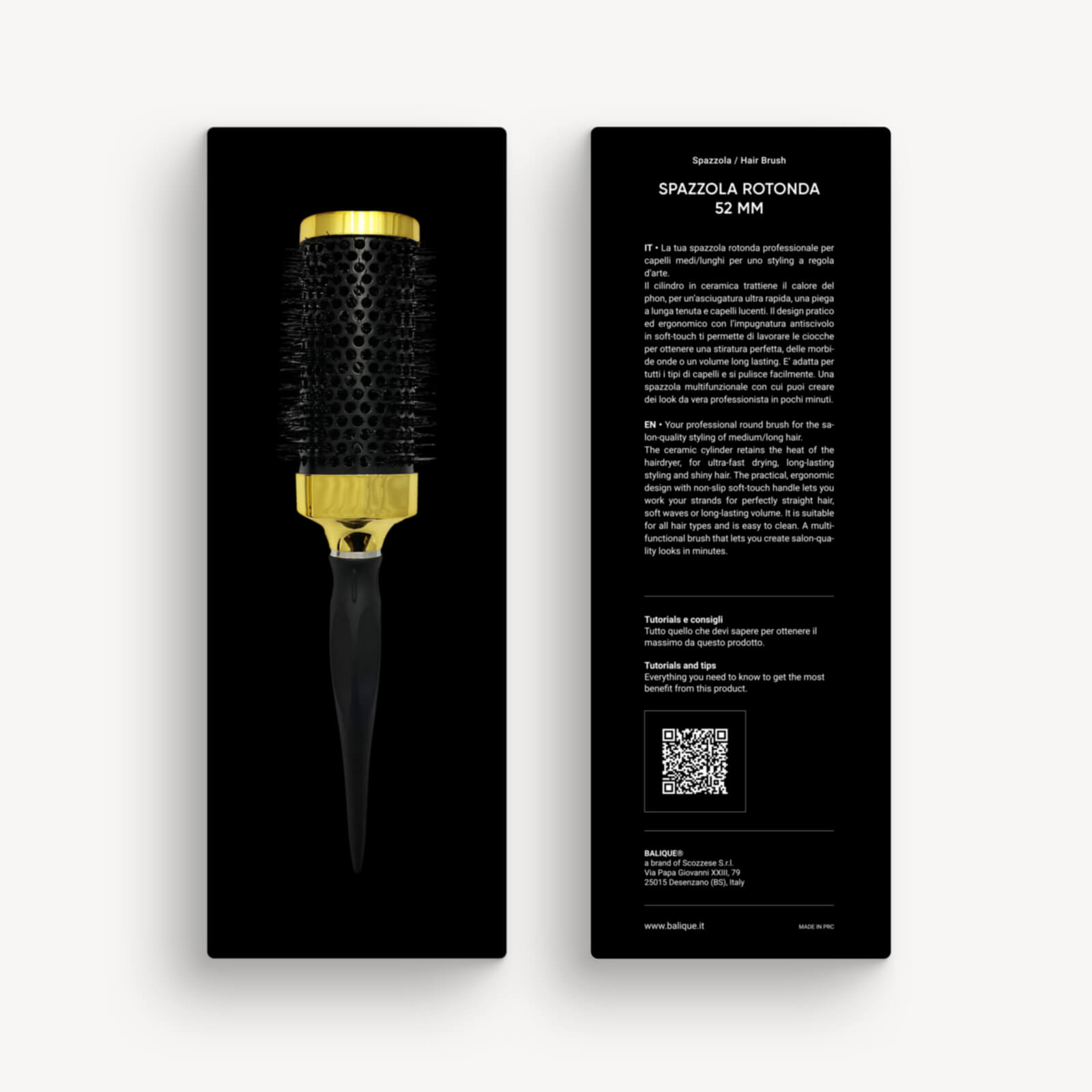 52mm Professional Round Brush - Medium to long hair