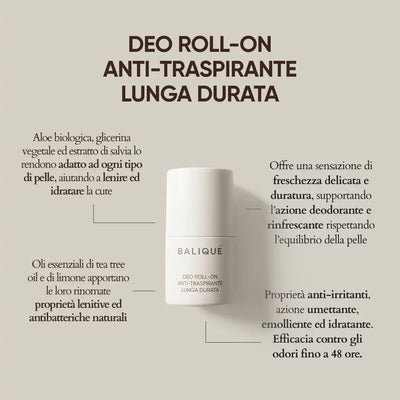 BOX NEW LOOK riunisce cinque prodotti Balique in un unico rituale completo + Deo Roll IN REGALO
