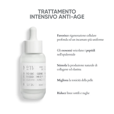N°116 - SIERO VISO BIORIGENERANTE CON ESOSOMI E PEPTIDI