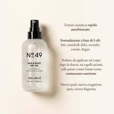 N°49 - HAIR &amp; BODY DRY OIL