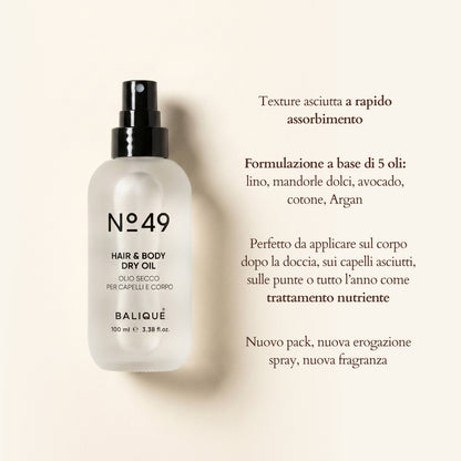 N°49 - HAIR &amp; BODY DRY OIL