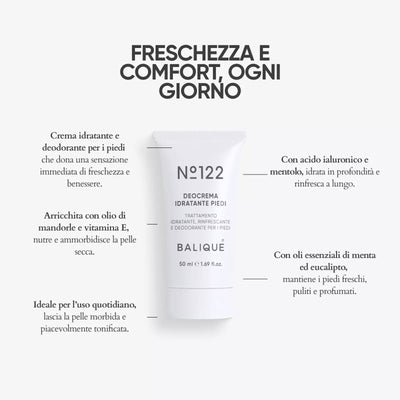 N°122 - DEOCREMA IDRATANTE PIEDI