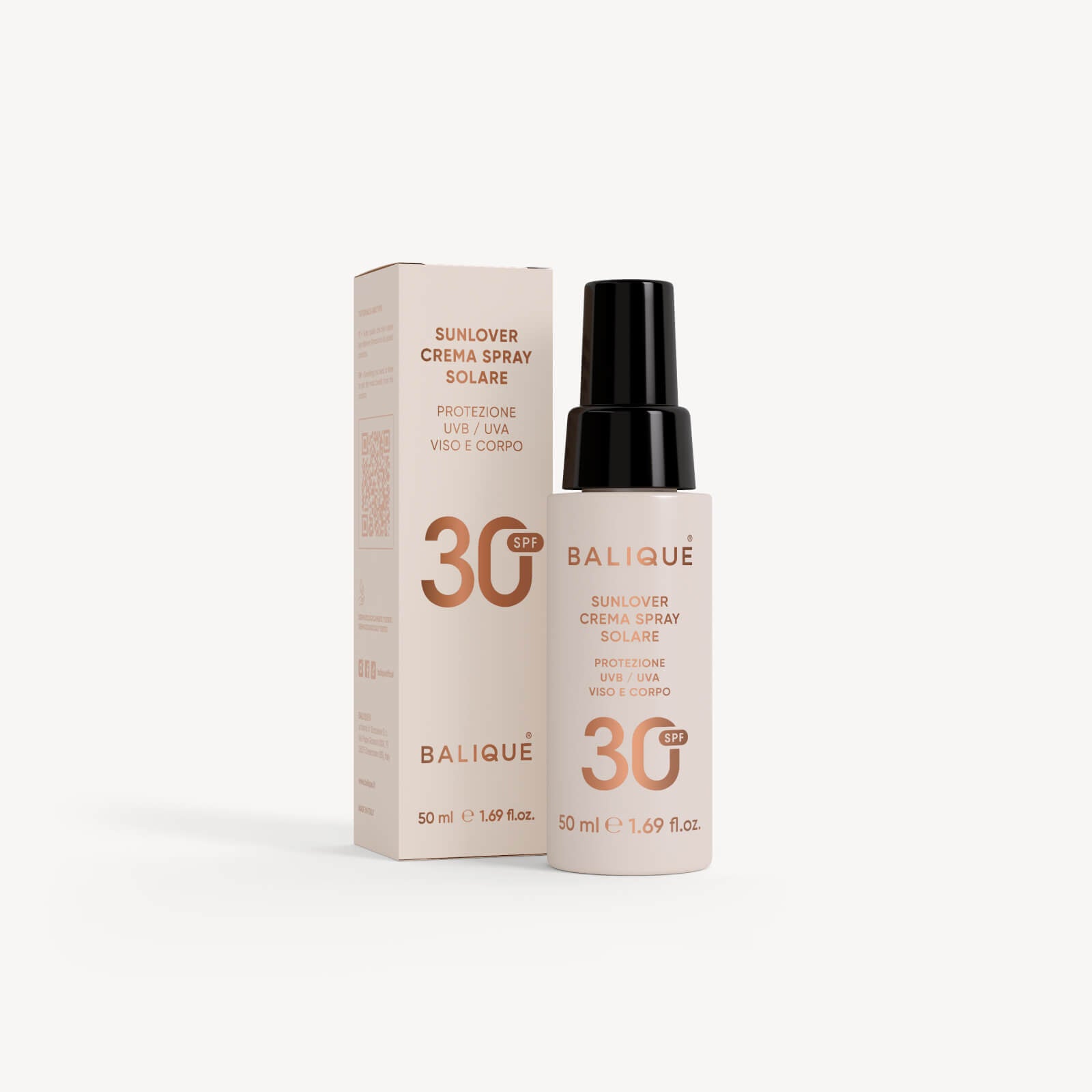 SUNLOVER - SPF 30 - Sun Spray Cream - TRAVEL SIZE
