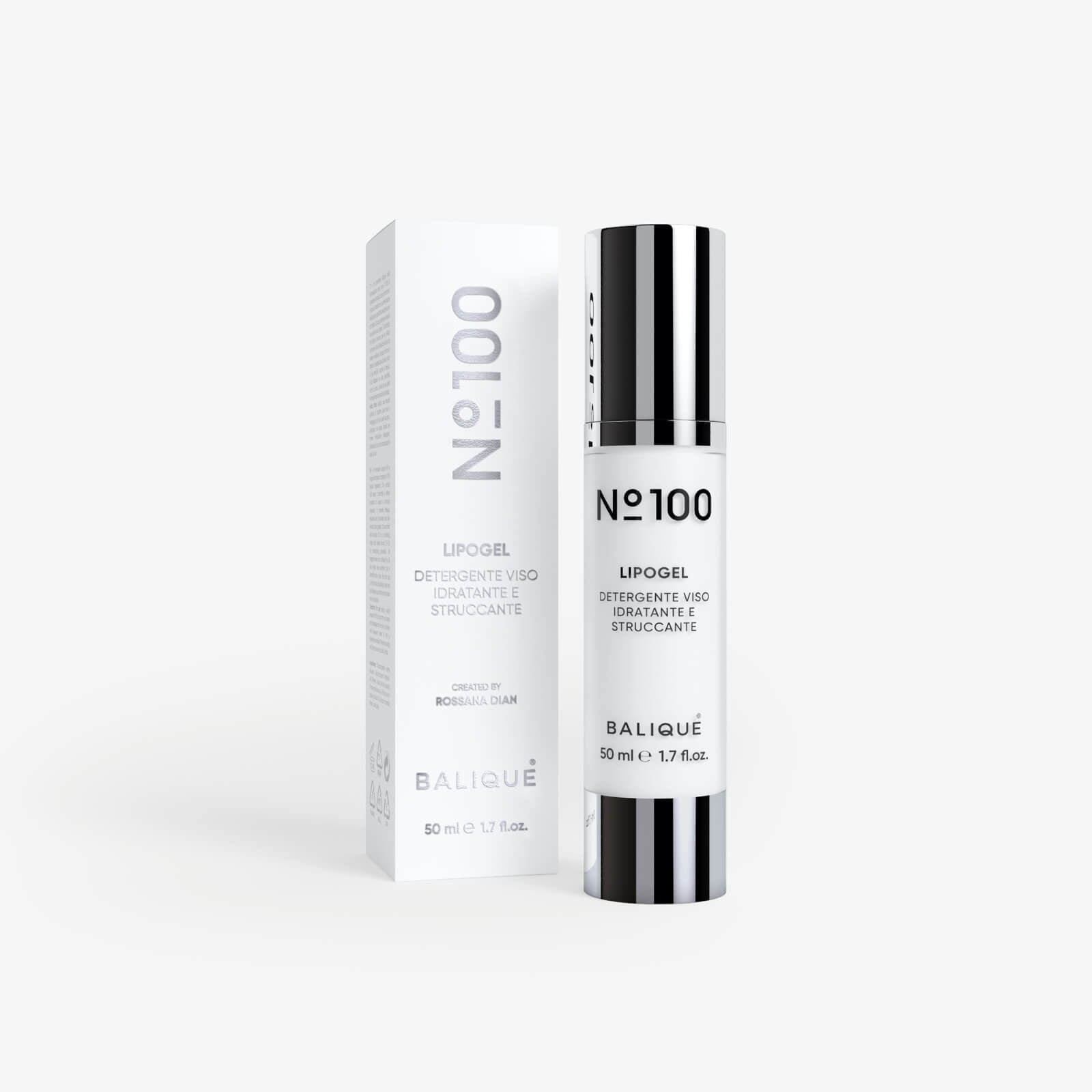 N°100 LIPOGEL - Moisturizing face cleanser and make-up remover - 50ml 