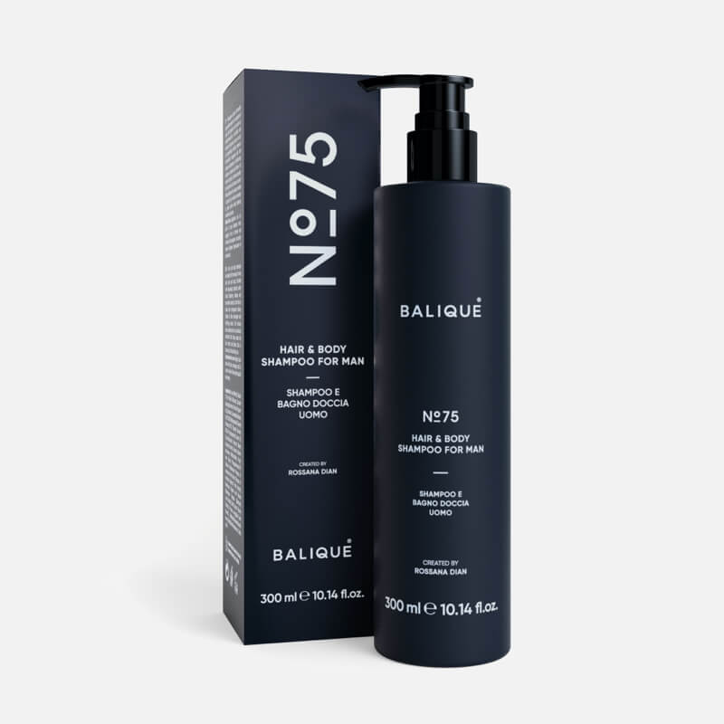 N°75 - HAIR &amp; BODY SHAMPOO FOR MAN - 300 ML 