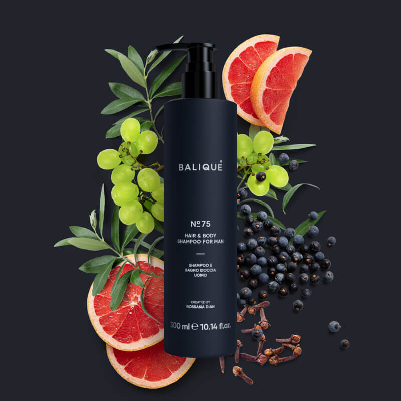 N°75 - HAIR &amp; BODY SHAMPOO FOR MAN - 300 ML 